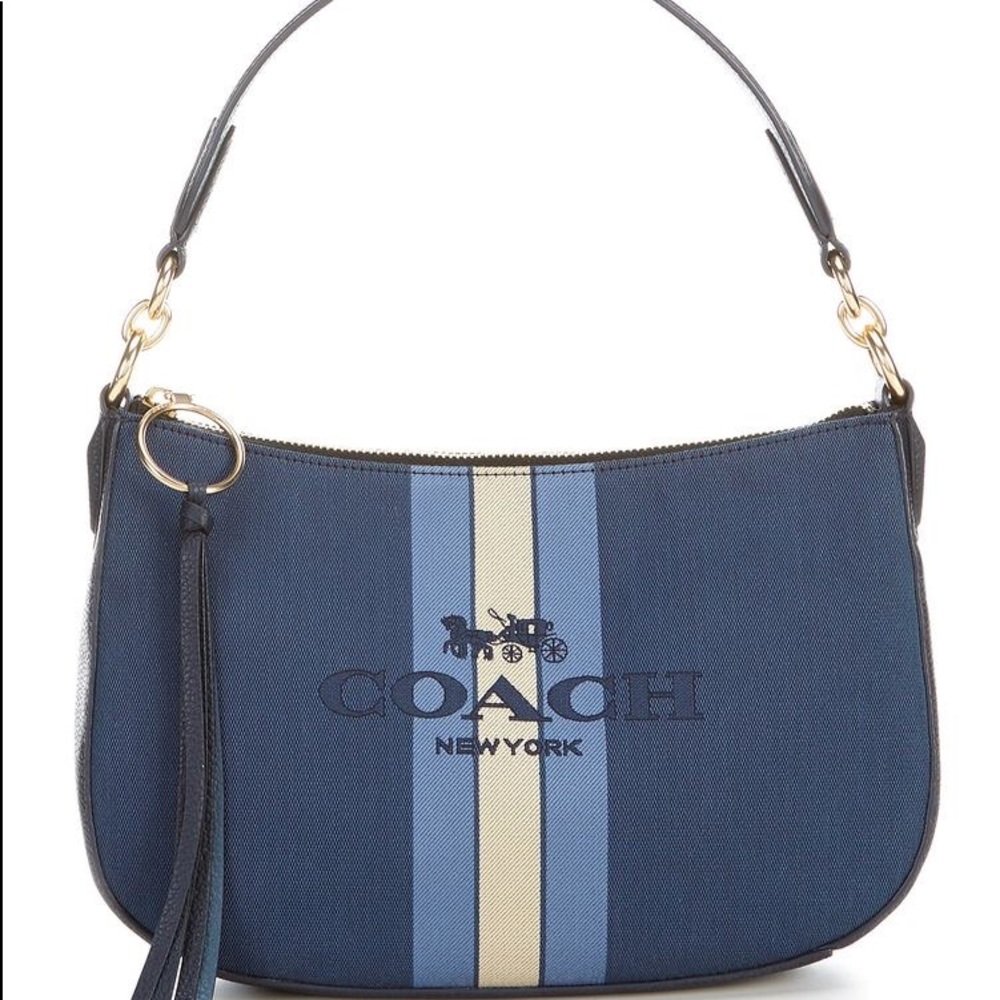 Coach bag. Blue. Midnight Blue.